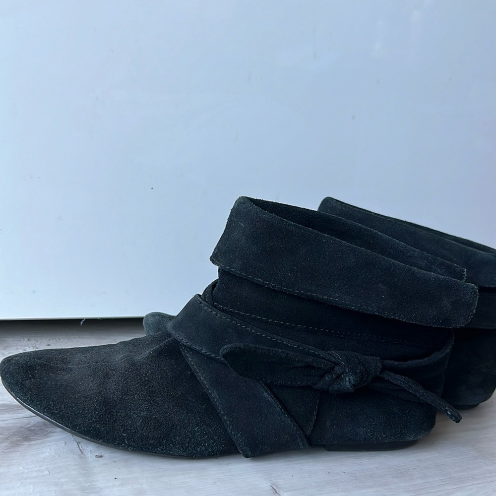 Suede booties